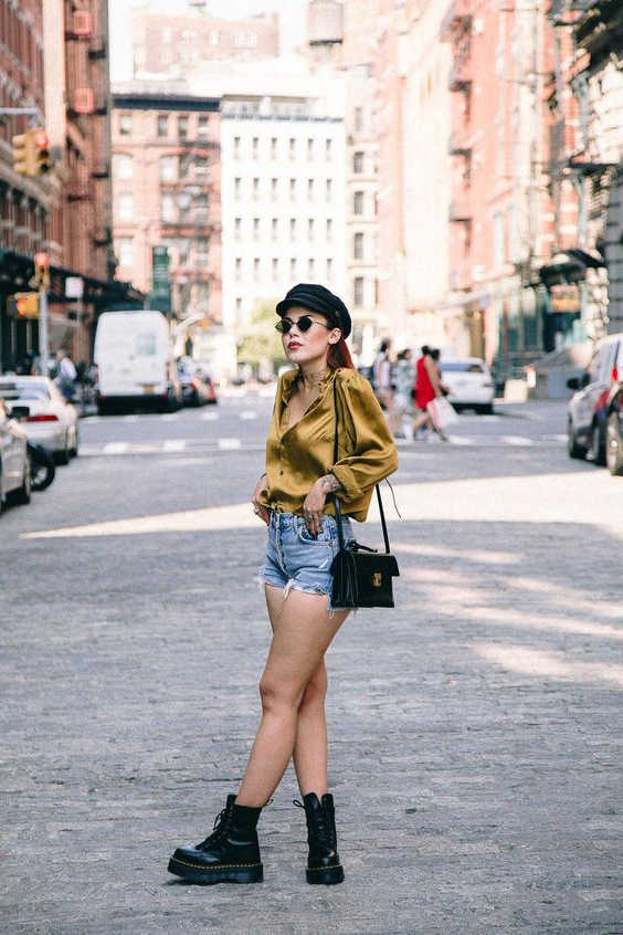 short and boots