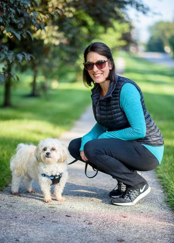 Trendy dog outlet walking clothes