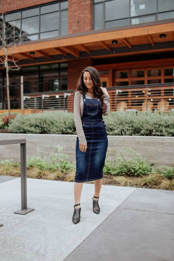 31 Stunning Denim Dresses You Should Try This Year 2022