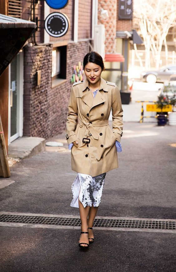 Beige Trench Coats For Women 2023