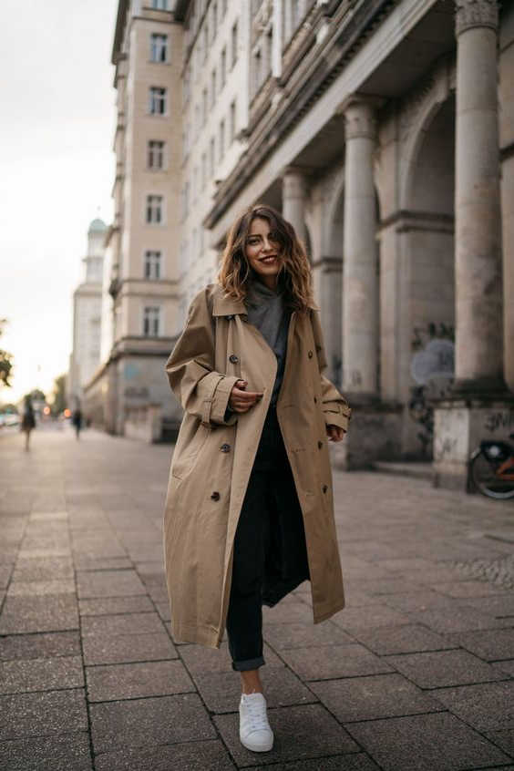 Beige Trench Coats For Women 2023