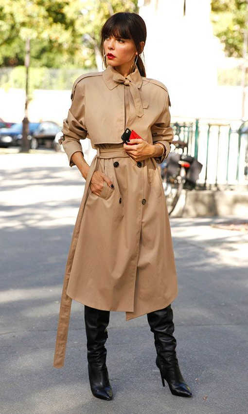 Beige Trench Coats For Women 2023