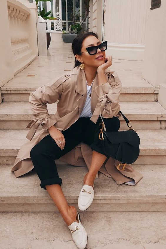 Beige Trench Coats For Women 2023