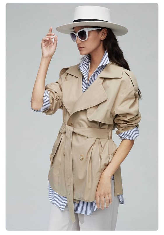 Beige Trench Coats For Women 2023