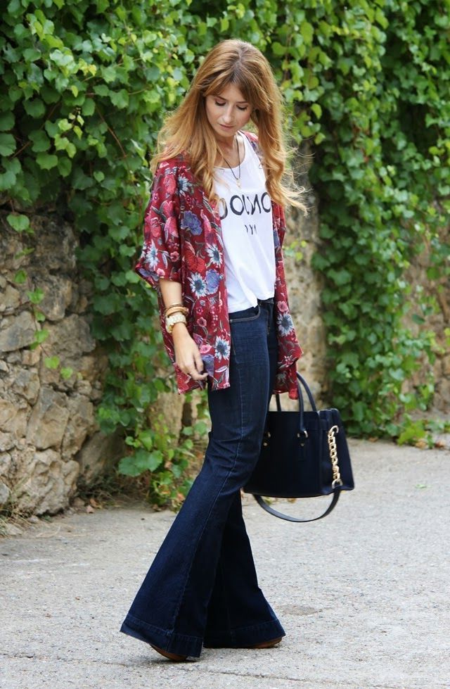 Stylish Ways to Wear Kimono With Jeans 2023